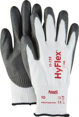 Rękawice antyprzecięciowe HyFlex 11-735, rozmiar 10 Ansell (12 par)