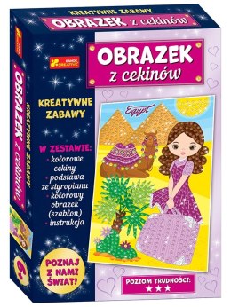 Podróże Egipt Piramidy cekinowy obrazek Ranok