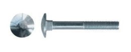 Galvanized lock screw. M10x80MM PN82406 DIN603 - BERIZA