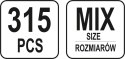 315 SZT KOŁKÓW SPRĘŻYSTYCH MIX 315 SZT KOŁKÓW SPRĘŻYSTYCH MIX
