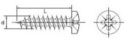 WKRĘT DO DREWNA 5 x 20MM ŁEB WALCOWY PHD - 500szt