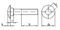 Śruba zamkowa OC. 10x110MM DIN603- 1kg PN82406