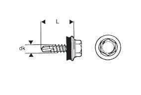 WKRĘT SAMOWIERTNY 4.8*35MM RAL 9010 - 200szt WKRĘT SAMOWIERTNY 4.8*35MM RAL 9010 - 200szt
