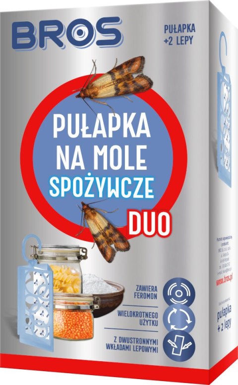 PUŁAPKA NA MOLE SPOŻYWCZE DUO + 2 WKŁADY