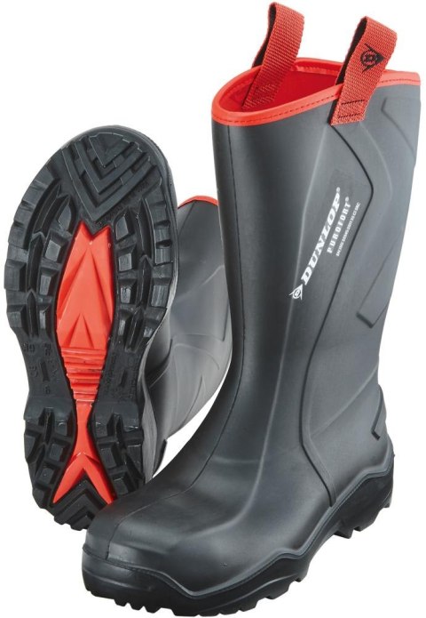 Buty Dunlop Purofort+ Rugged, rozmiar 45, czarne